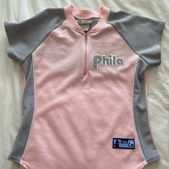 Philadelphia 76ers pink jersey— youth size M - Picture 3 of 7